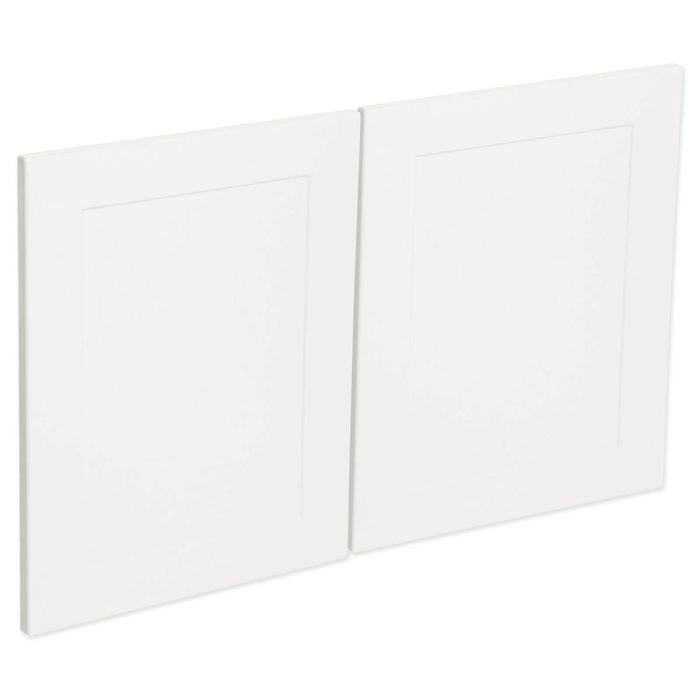 Kaboodle 1000mm Macaroon Alpine Fridge Cabinet Doors - 2 Pack
