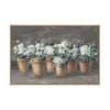 Artey | Geranium Glory I Light - Framed Canvas - Natural Frame - 110 x 165cm