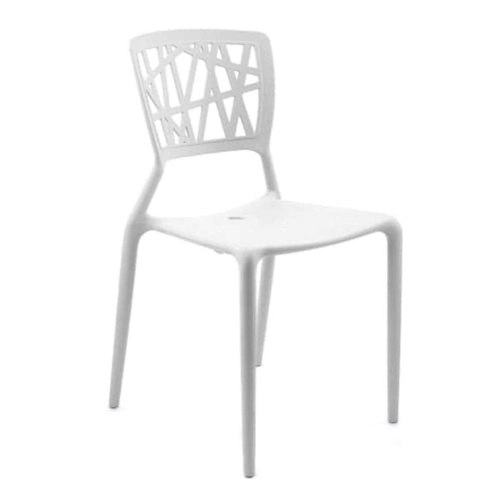 Sd House Set Of 4 - Dondoli E Pocci Viento Replica Dining Chair - White