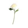 30cm White Carnation Artificial Flower - White