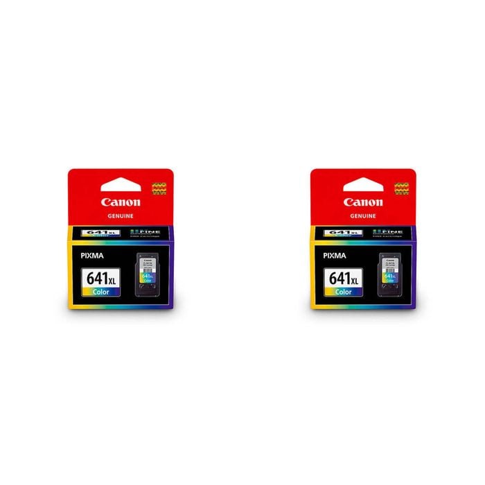 2PK Canon Pixma CL641XL Colour Ink Cartridge 400 Page Yield CMY