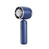 Catzon Portable Handheld Fan with Ice Cooling Pad Upgrade Battery Capacity-Blue