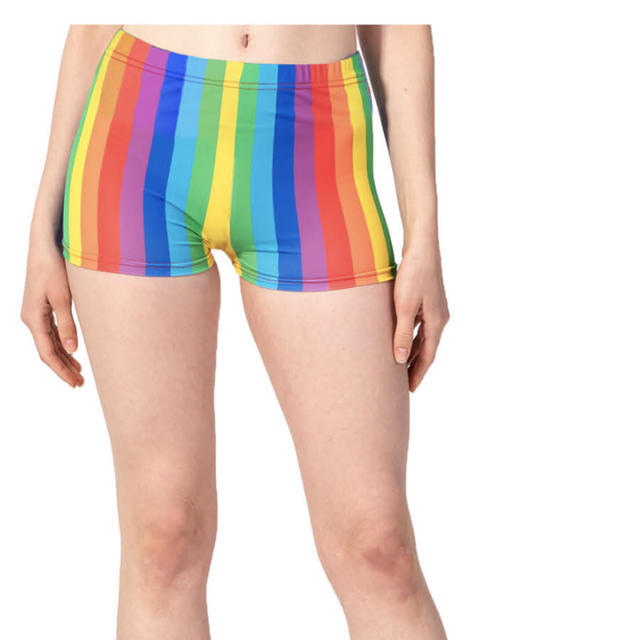 Wos RAINBOW SHORTS Hot LGBT Gay Lesbian Gay Pride Parade Pants