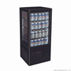 Thermaster TCBD78B Four-Sided Countertop Beverage Display Fridge Black