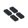 Everhang 25 x 12.5mm Black Rare Earth Block Magnet - 4 Pack