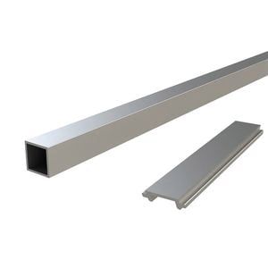 Peak 1800mm Silver Aluminium Deck Balustrade Stair Baluster And Spacer Kit