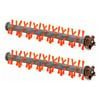 iDeer Life [2PK] Area Rug Brush Roll for Bissell CrossWave, Cordless Series