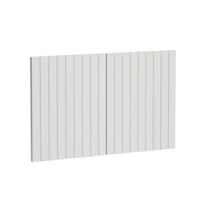 Kaboodle 900mm Sesame Salt V-Groove Med Rangehood Doors - 2 Pack