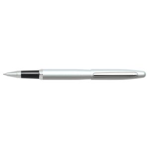 Sheaffer VMF Roller Ball Pen Writing Stationery Med Nib Strobe Silver/Nickel