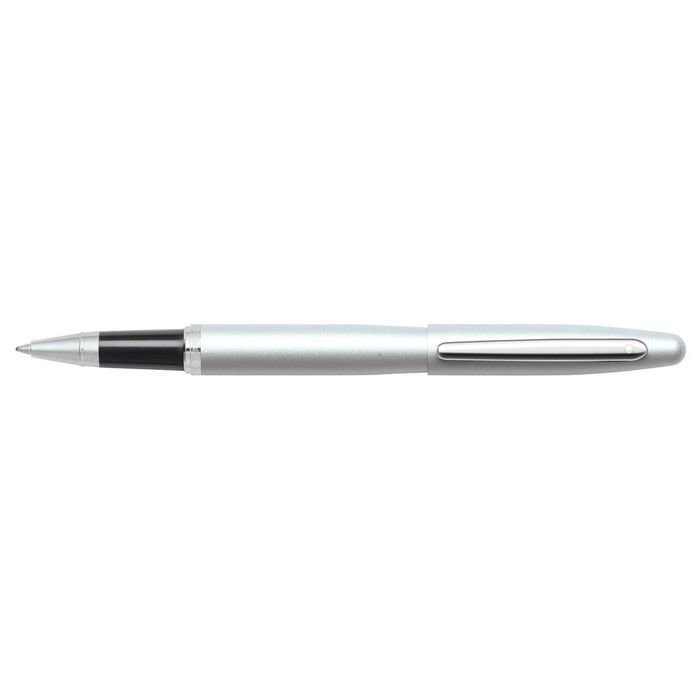 Sheaffer VMF Roller Ball Pen Writing Stationery Med Nib Strobe Silver/Nickel