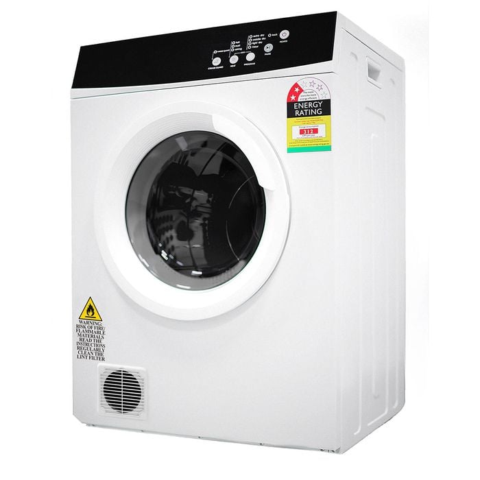 Heller 7kg Freestanding/Wall Mountable Clothes Dryer - White