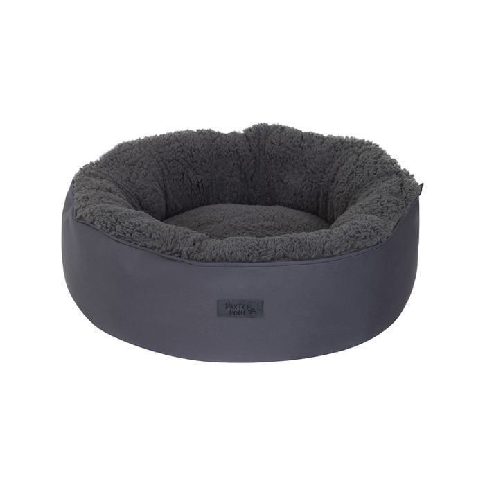 Baxter Bone Small Charcoal All In One Donut Pet Bed