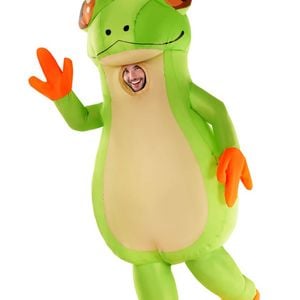 Giant Inflatable Green Tree Frog Adults Costume - One Size