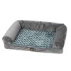 PaWz Orthopedic Dog Bed Large Memory Foam Sofa Grey for Home Comfort