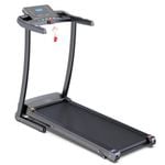 Foldable Treadmill with Three Levels of Slope Adjustment and Silent Shock Absorption
