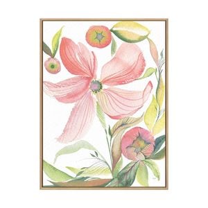 Artey | Secret Garden I - Framed Canvas - Natural Frame - 60 x 80cm