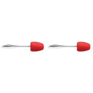 2PK Dexas Gadget Silicone 29cm Spoonula Cooking Utensil - Red