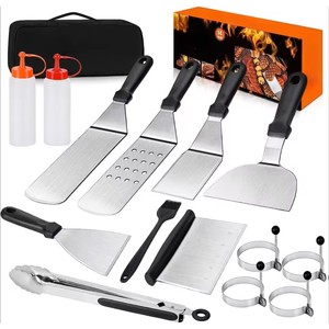 Flat Top Grill Accessories Stainless Steel Set