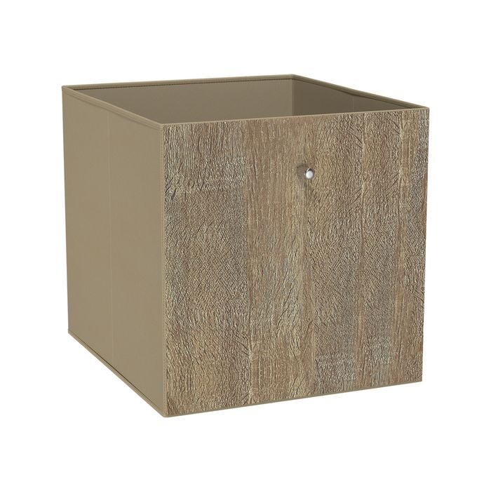 Flexi Storage Clever Cube 33 x 33 x 37cm Oak Timber Front Insert