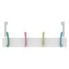 MODE 4 Pastel Hooks On White Board Over Door Hanger