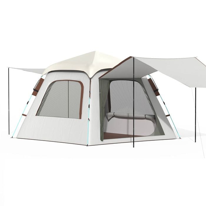 Advwin Pop Up Camping Tent 4-5 Person Portable Sun Shade Shelter Waterproof UV Protection
