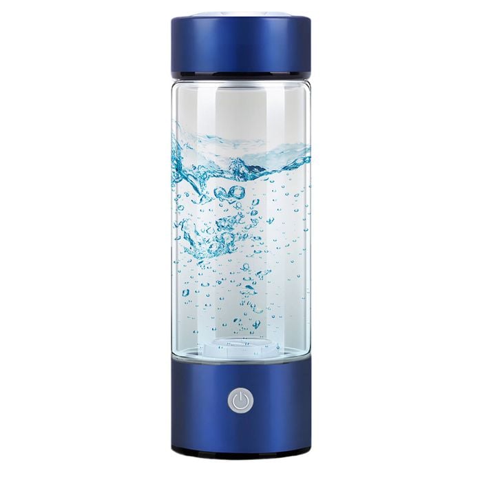 Catzon SPE PEM Hydrogen Water Bottle Generator-Blue
