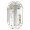 Costway 80x50cm Oval LED Bathroom Mirror Wall Backlit Vanity Modern