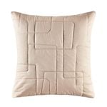 Kas Australia Chester Euro Throw Pillowcase 65x65cm - Neutral