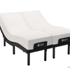 2x Electric Adjustable Bed Bases & 2x Premium Memory Foam Mattresses Half Queen 4pcs Set