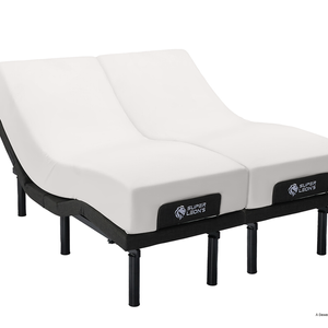 2x Electric Adjustable Bed Bases & 2x Premium Memory Foam Mattresses Half Queen 4pcs Set
