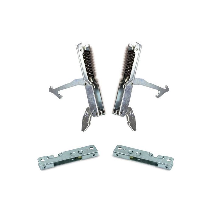 x2 OEM Oven Door Hinges Assembly With Supports 931330551KIT, suits Smeg