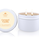 Caramel Vanilla Soy Candle Tin 165g
