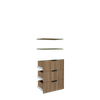 Lugna 3 Drawer, 2 Shelf Insert Kit Cove - Fits 600 x 380mm Cabinet shell