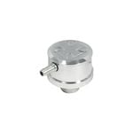 Cal Custom Chromed Aluminium Push-In Breather Cap with PCV Iron Cross Design