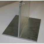 Treco Steel 2700 x 200 x 200 x 8/6mm Galvanised T Section Lintel