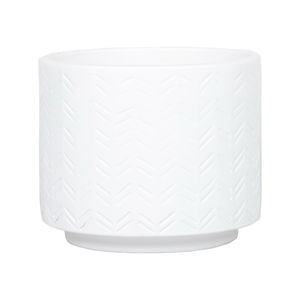 260 x 310mm White Round Footed Dash Planter
