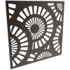 ProtectorAl 300-1200 x 300-1200mm Black Satin Sunburst Unframed Solid Aluminium Decorative Panel