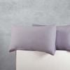 Accessorize Bedroom Collection 48cm x 73cm Silver Standard Cotton Polyester 2 Pack Pillowcases