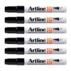 12pk Artline 19 Industrial Permanent Marker 5mm Chisel Nib Instant Dry Black