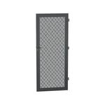 ProtectorAl 813 x 2032 x 19mm Black Diamond Grille Metric Hinged Aluminium Screen Door