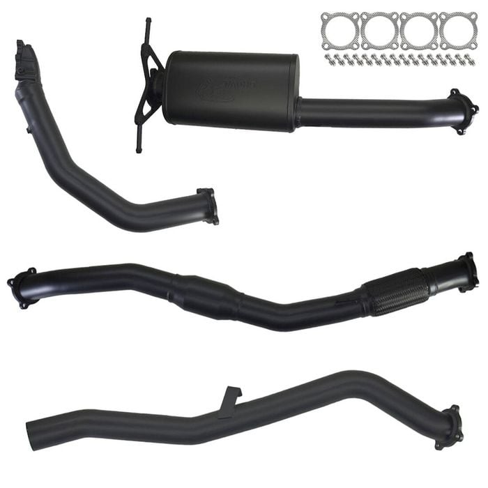 Ignite Exhausts Turbo Back For Nissan D22 Navara 3l 3" Cat & Muffler 409 Stainless Steel