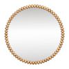 Esme Round Wall Mirror - Gold Leaf