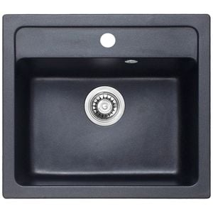 SINX Black Noir Single Bowl Sink 570C