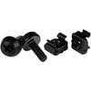 StarTech.com M5 x 12mm - Screws and Cage Nuts - 100 Pack, Black - M5 Mounting Screws & Cage Nuts