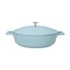 Mastercraft Shallow Casserole Dish Cast Aluminium 28cm Sky Blue