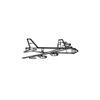 Ignite Laser Boeing B-52H Stratofortress - Long-Range Strategic Bomber Silhouette Metal Wall Art Rustic Metal 47 inch - 120 cm