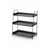 2 Tier Coffee Station Organizer for Countertop - Black
