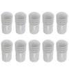 Adoored 75mm White Cushion Door Stop - 10 Pack