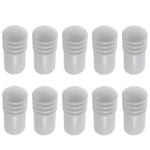 Adoored 75mm White Cushion Door Stop - 10 Pack