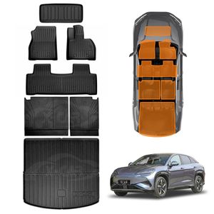 3D Floor Mats Boot Liner Set for BYD SEALION 7 SEALION7 2025-Onwards All Weather Front Trunk Cargo Kick Back Seat Protector